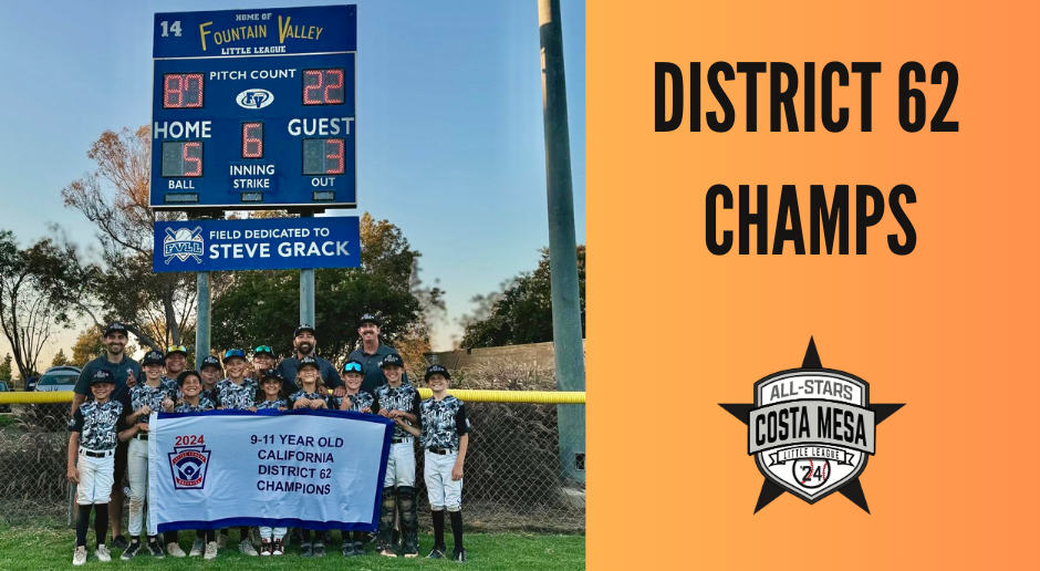 11U District 62 Champs!